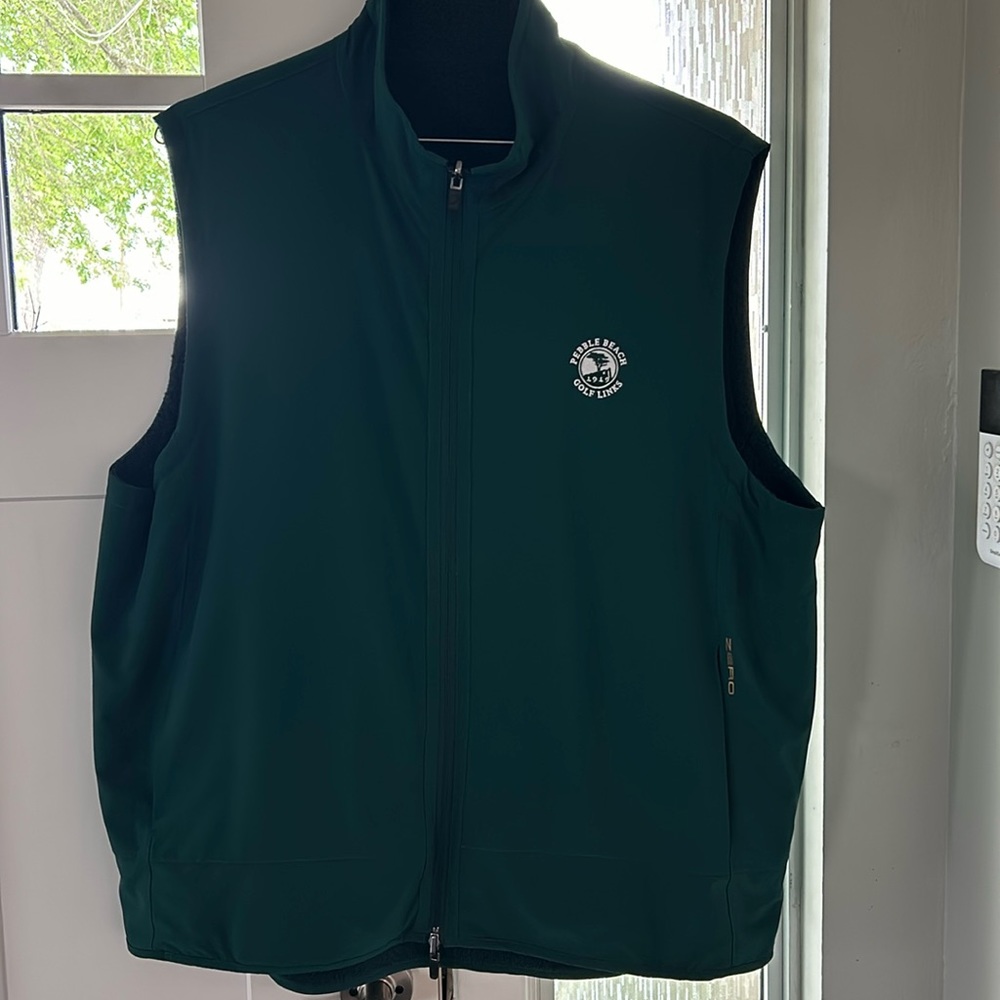 Pebble Beach fleece-lined Vest XXL
